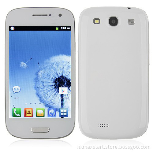 Mini I9300 Smartphone 4.0 Inch Capacity Screen Unlocked GSM Dual SIM Android 4.0 Mtk6515 WiFi